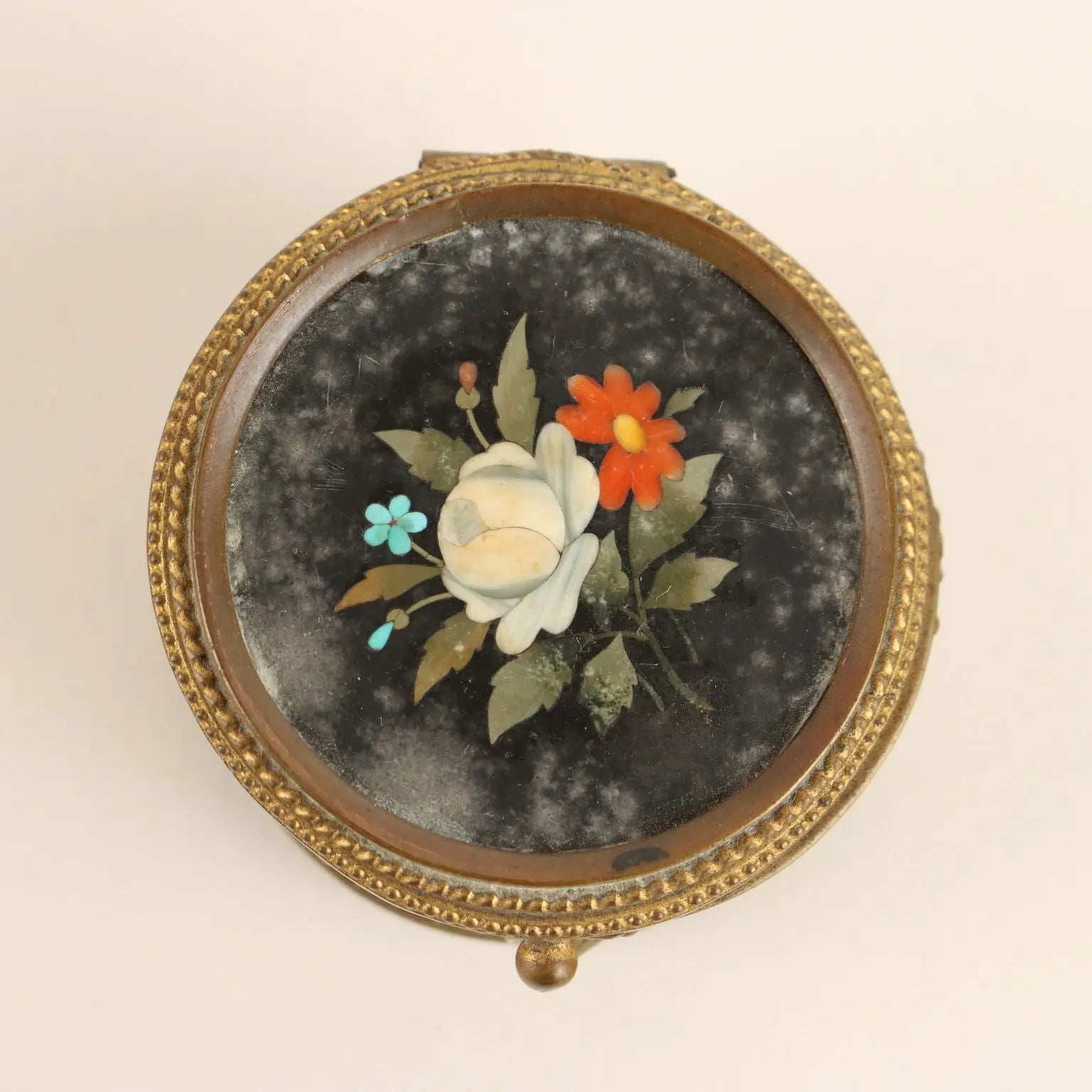 Antique Bronze Casket Marble Lid Decorations Italy XIX Century - Italy, Late XIX Century | Antiques | Fancy Goods