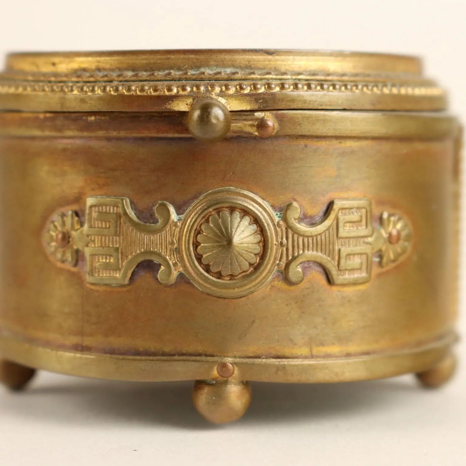 Antique Bronze Casket Marble Lid Decorations Italy XIX Century - Italy, Late XIX Century | Antiques | Fancy Goods