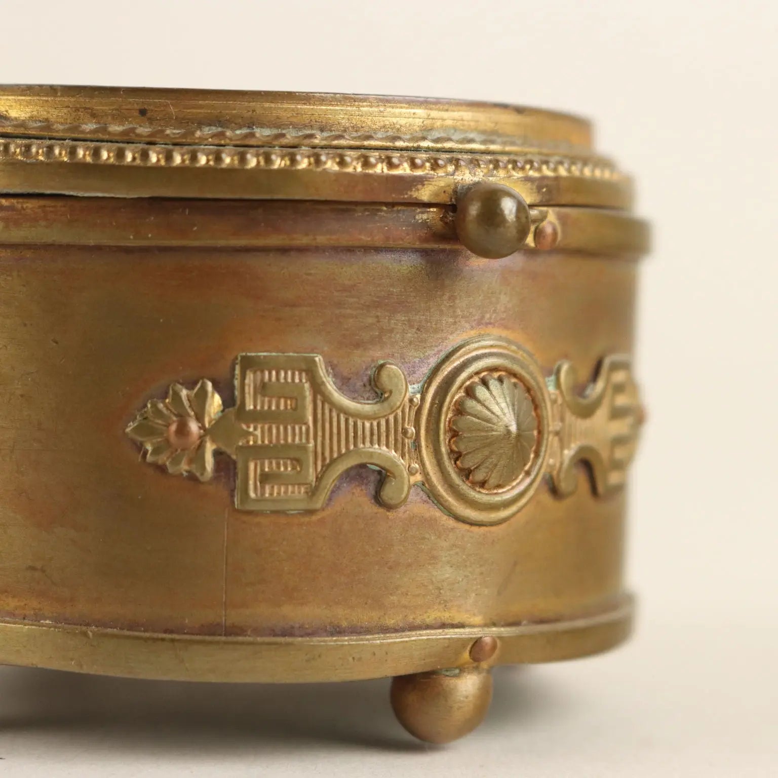 Antique Bronze Casket Marble Lid Decorations Italy XIX Century - Italy, Late XIX Century | Antiques | Fancy Goods