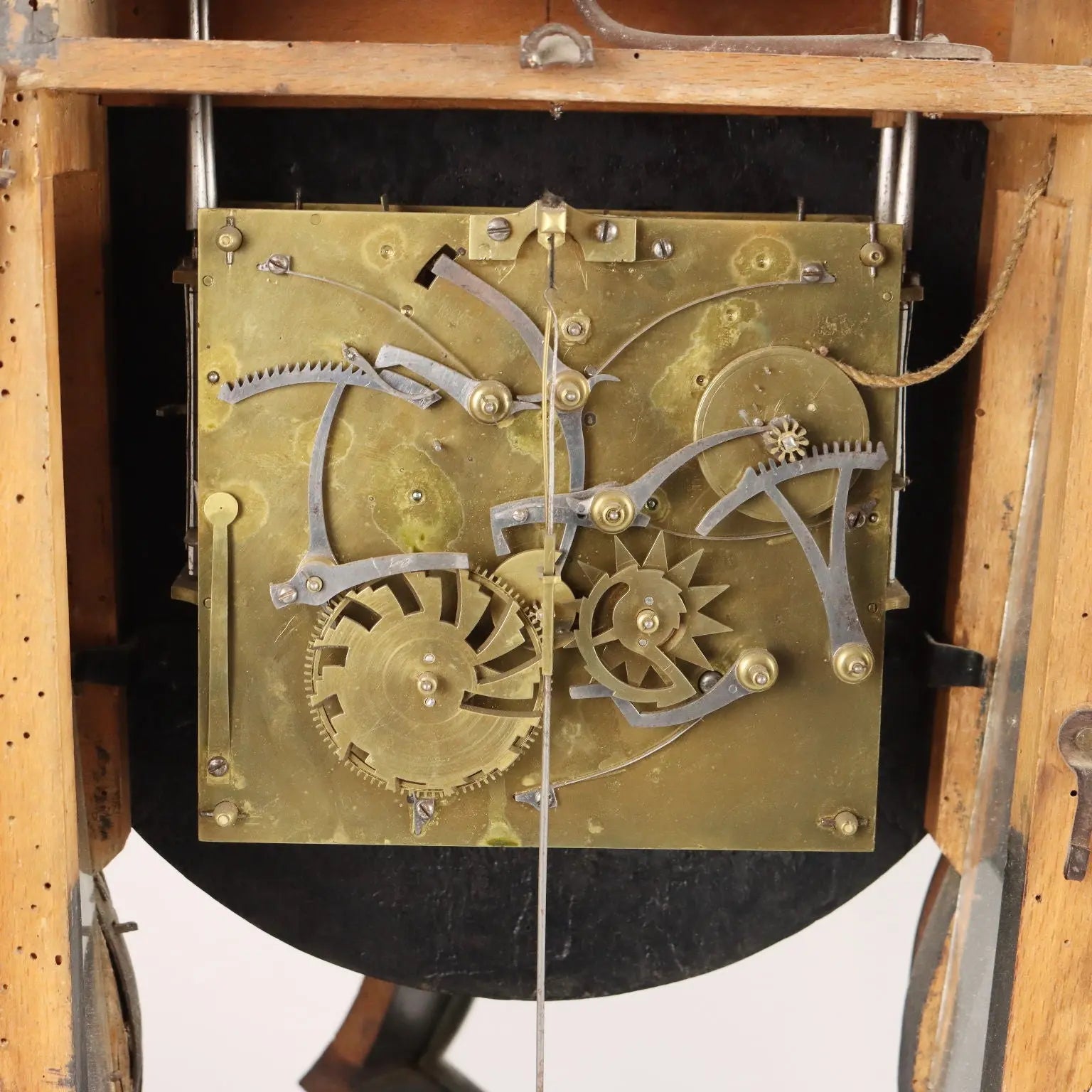 Antique Neuchateloise Pendulum Clock Bronze Decorations '800 - Switzerland, XVIII-XIX Century | Antiques | Fancy Goods