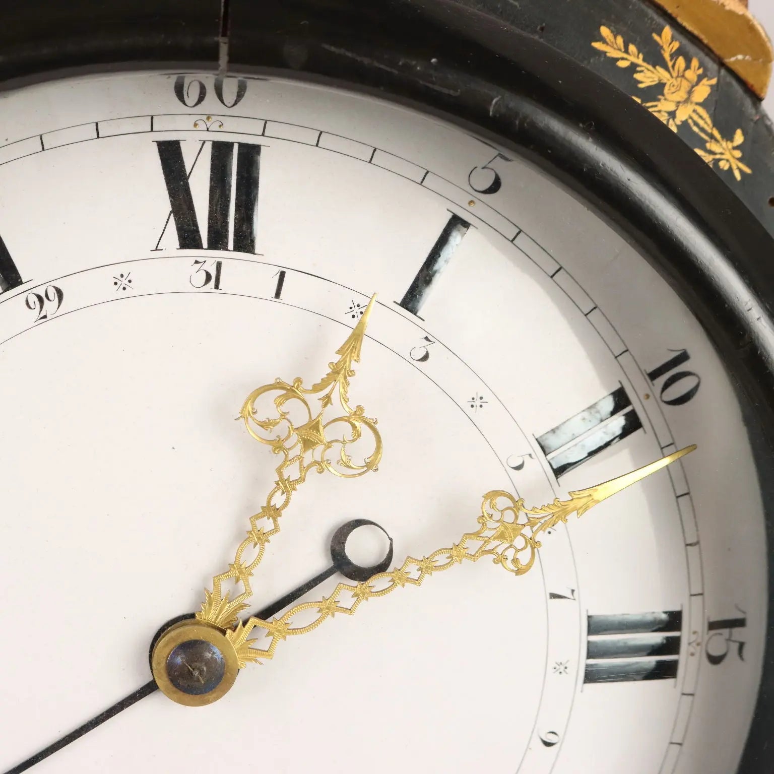 Antique Neuchateloise Pendulum Clock Bronze Decorations '800 - Switzerland, XVIII-XIX Century | Antiques | Fancy Goods