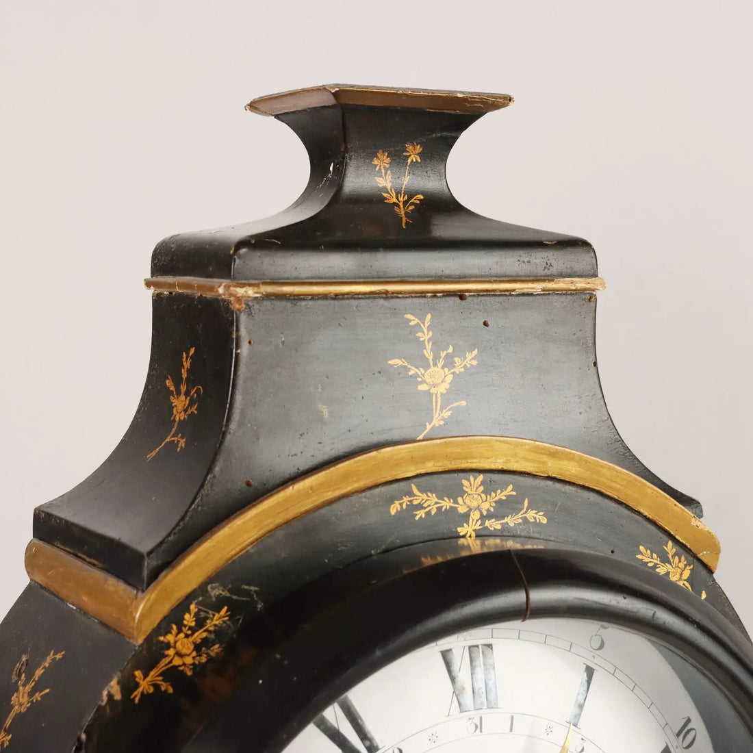 Antique Neuchateloise Pendulum Clock Bronze Decorations '800 - Switzerland, XVIII-XIX Century | Antiques | Fancy Goods