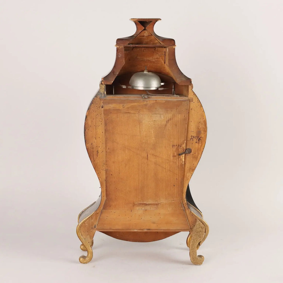 Antique Neuchateloise Pendulum Clock Bronze Decorations '800 - Switzerland, XVIII-XIX Century | Antiques | Fancy Goods