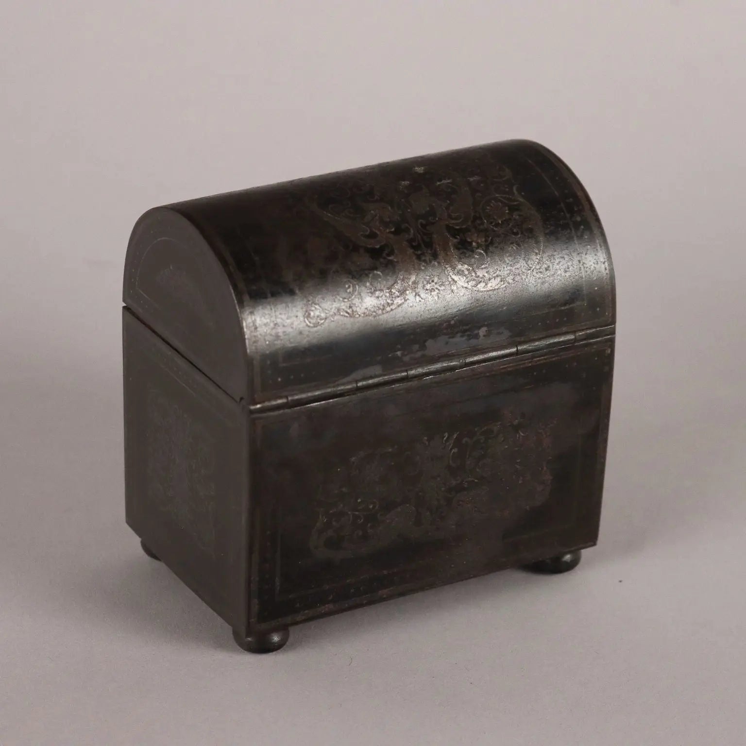 Antique Jewelry Casket Neo-Renaissance Iron Italy XIX Century - Italy, Late XIX Century | Antiques | Fancy Goods