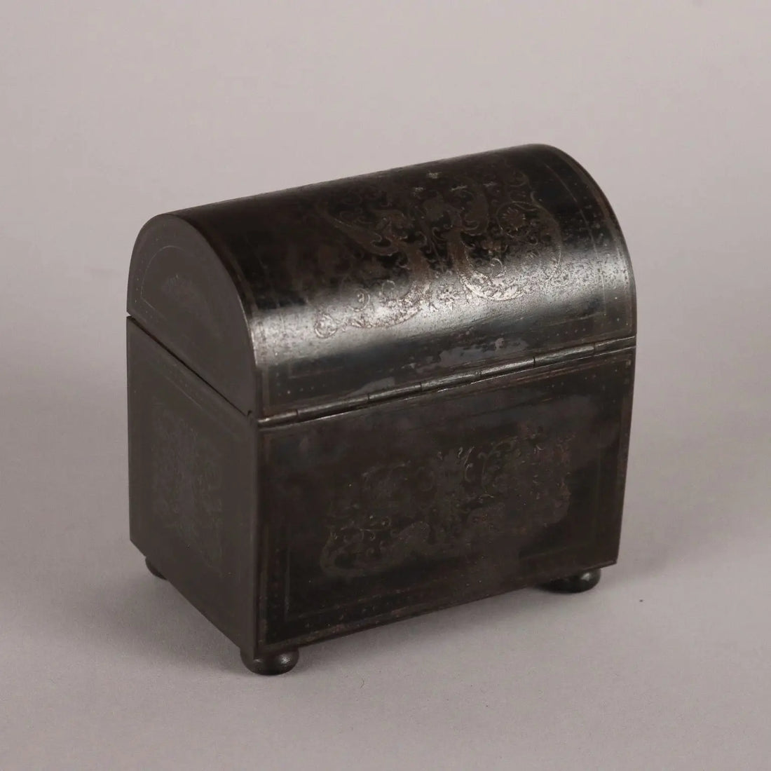 Antique Jewelry Casket Neo-Renaissance Iron Italy XIX Century - Italy, Late XIX Century | Antiques | Fancy Goods