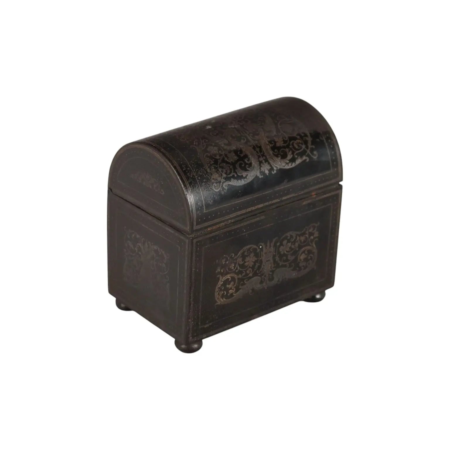 Antique Jewelry Casket Neo-Renaissance Iron Italy XIX Century - Italy, Late XIX Century | Antiques | Fancy Goods