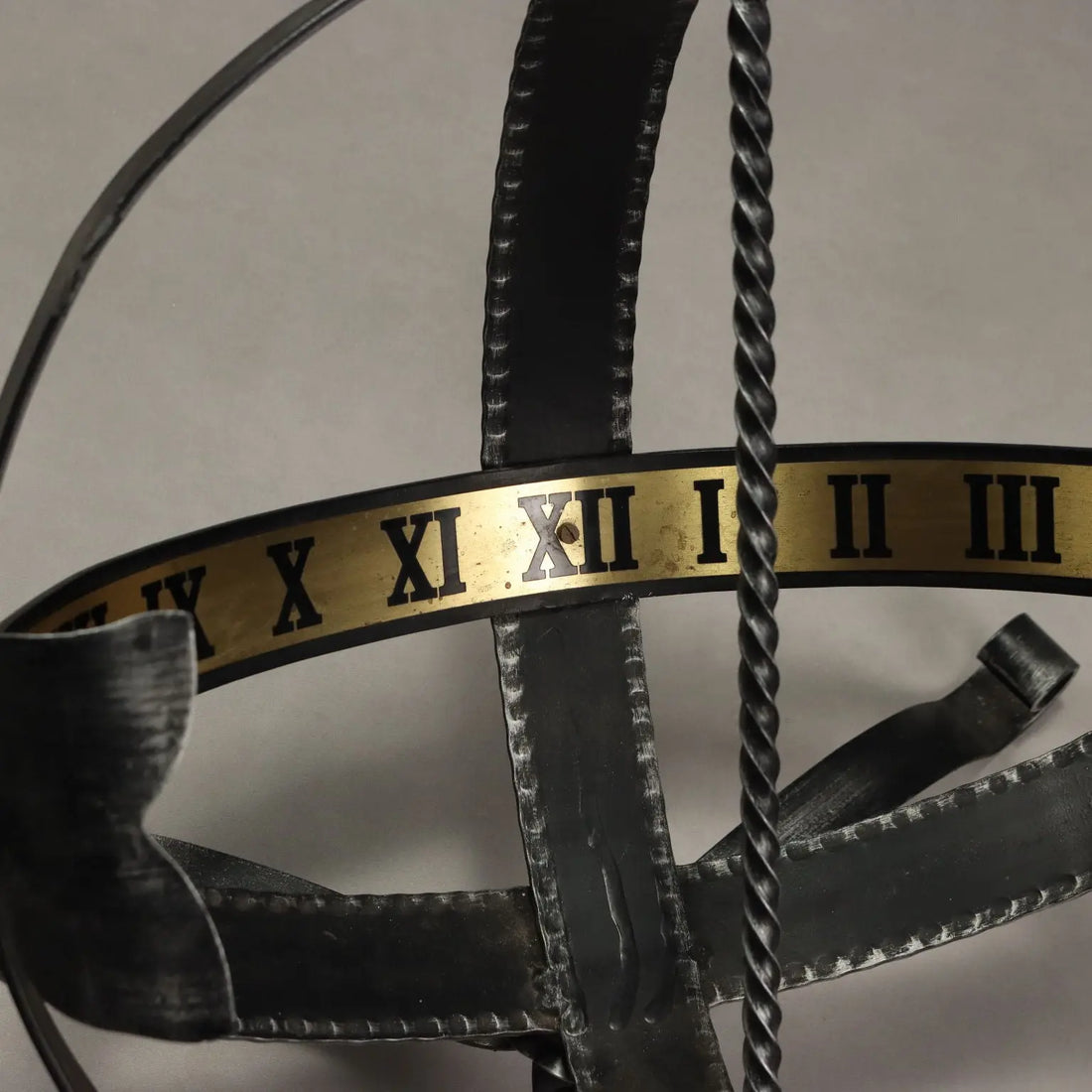 Antique Iron Sundial Wrought Iron Brass Europe XX Century - Northern Europe, Mid XX Century | Antiques | Fancy Goods