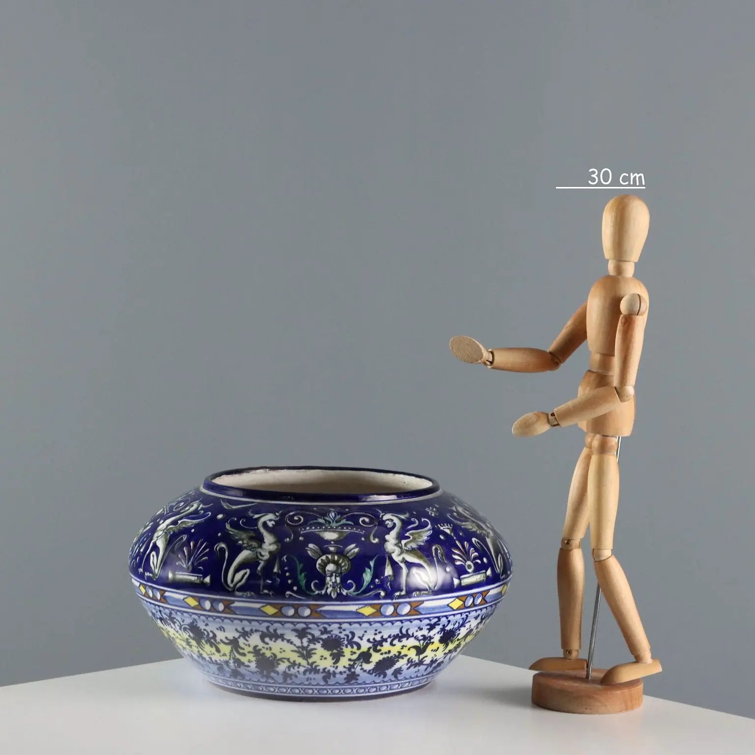 Antique Majolica Bowl Paolo Zoli Neo-Renaissance Style Italy 1920s - Italy, 1920s | Antiques | Fancy Goods