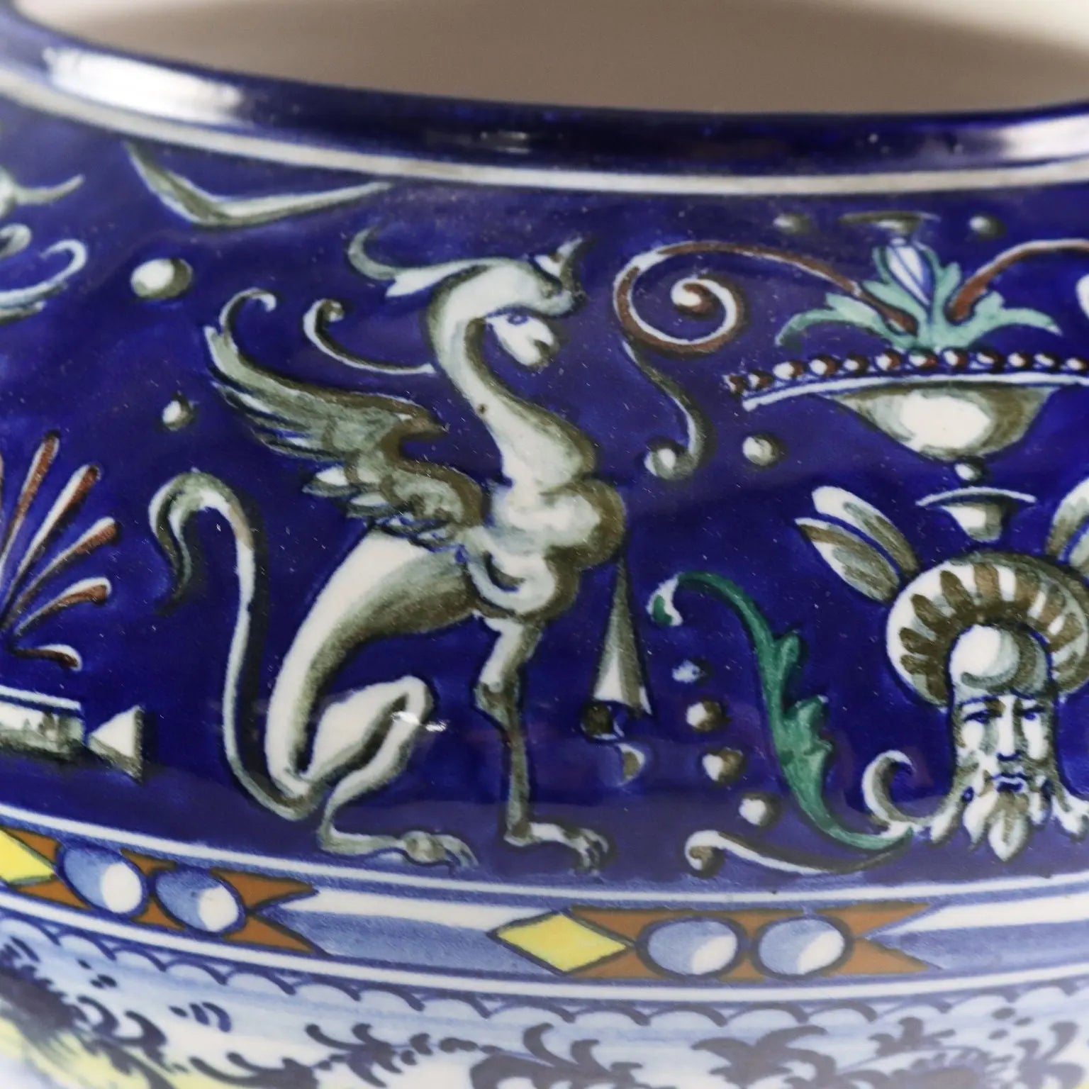 Antique Majolica Bowl Paolo Zoli Neo-Renaissance Style Italy 1920s - Italy, 1920s | Antiques | Fancy Goods
