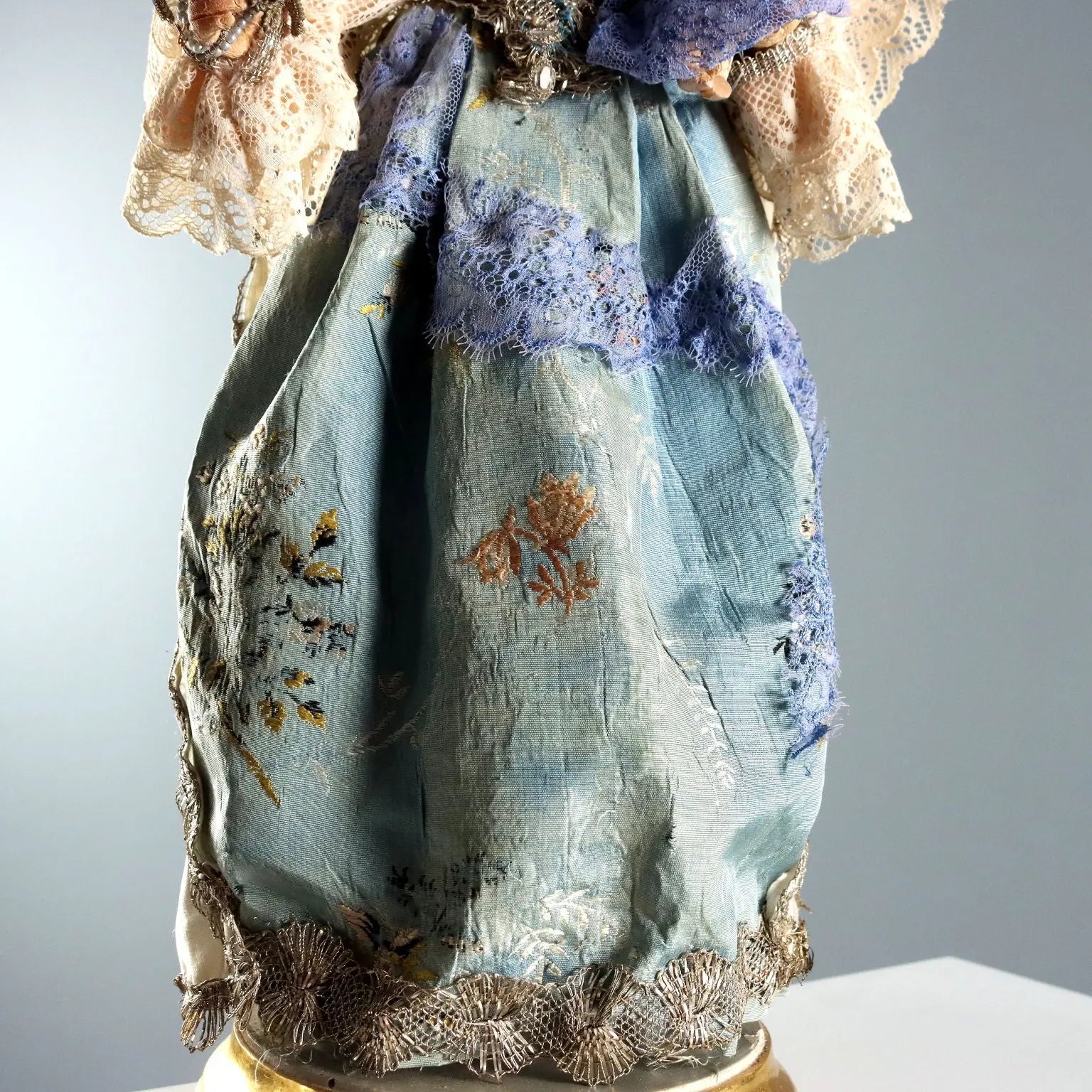 Antique Sculpture Virgin Mary with Child Wax Italy XIX Century - Italy, XIX Century | Antiques | Fancy Goods
