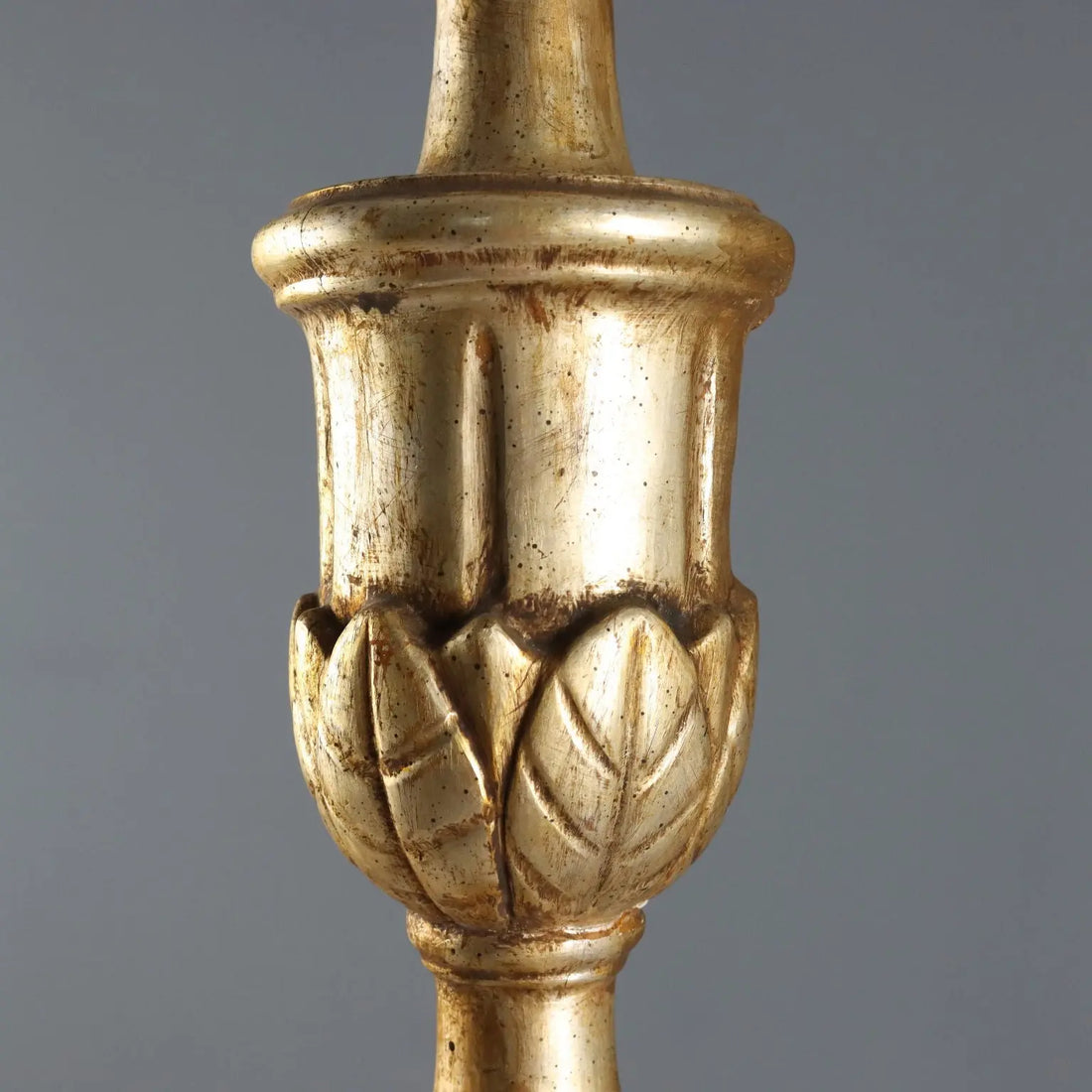 Gilded Wooden Torchère - Italy 19th Century