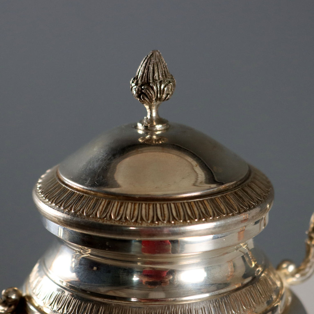 Antique Sugar Bowl Silver with Brand Italy XX Century - Italy, Late XX Century | Antiques  Fancy Goods