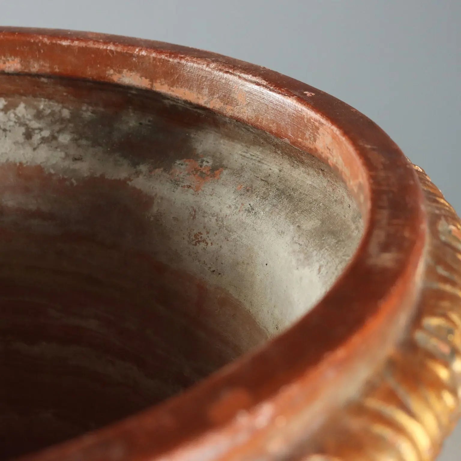 Antique Vase With Support Terracotta Italy XX Century - Italy, XX Century | Antiques | Fancy Goods