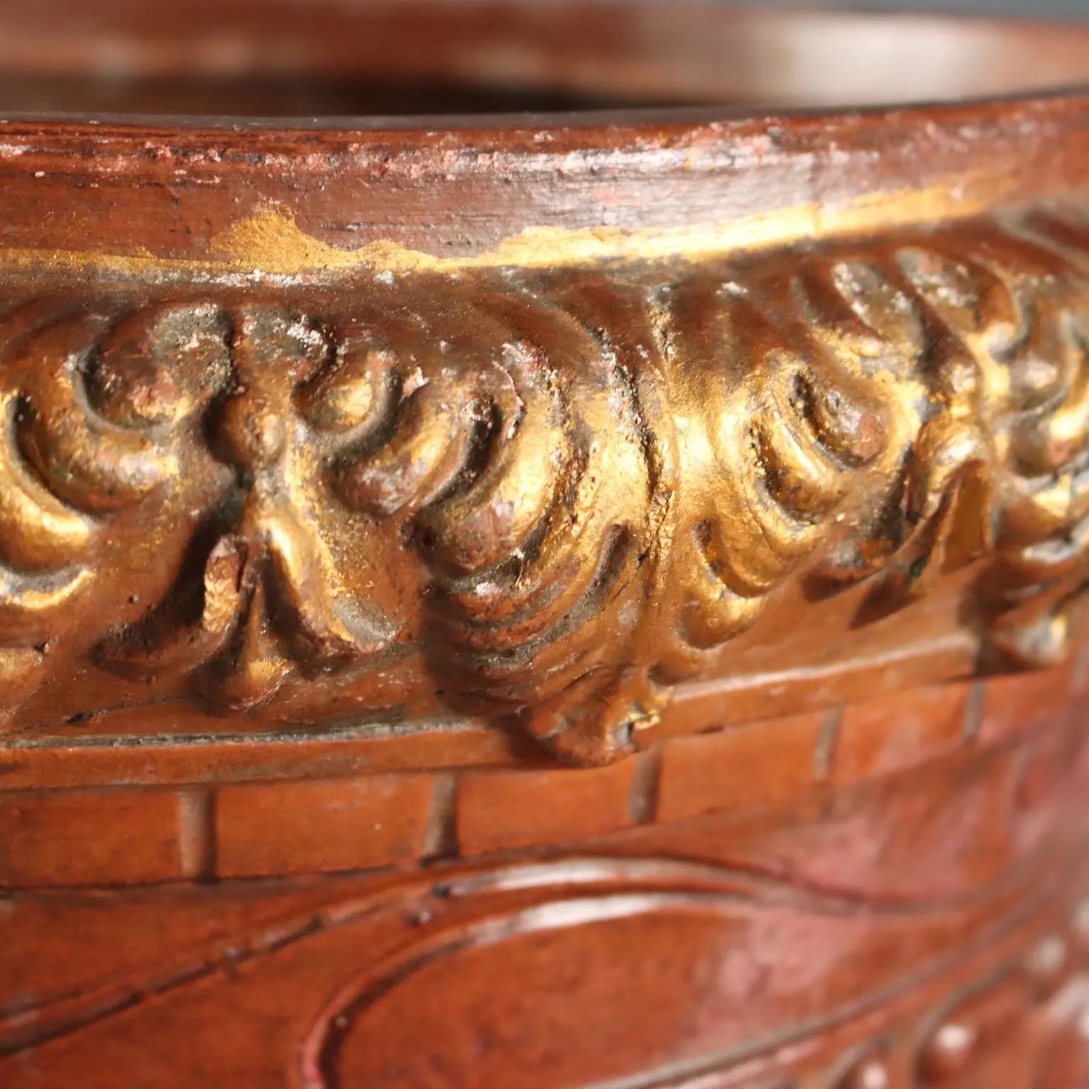 Antique Vase With Support Terracotta Italy XX Century - Italy, XX Century | Antiques | Fancy Goods