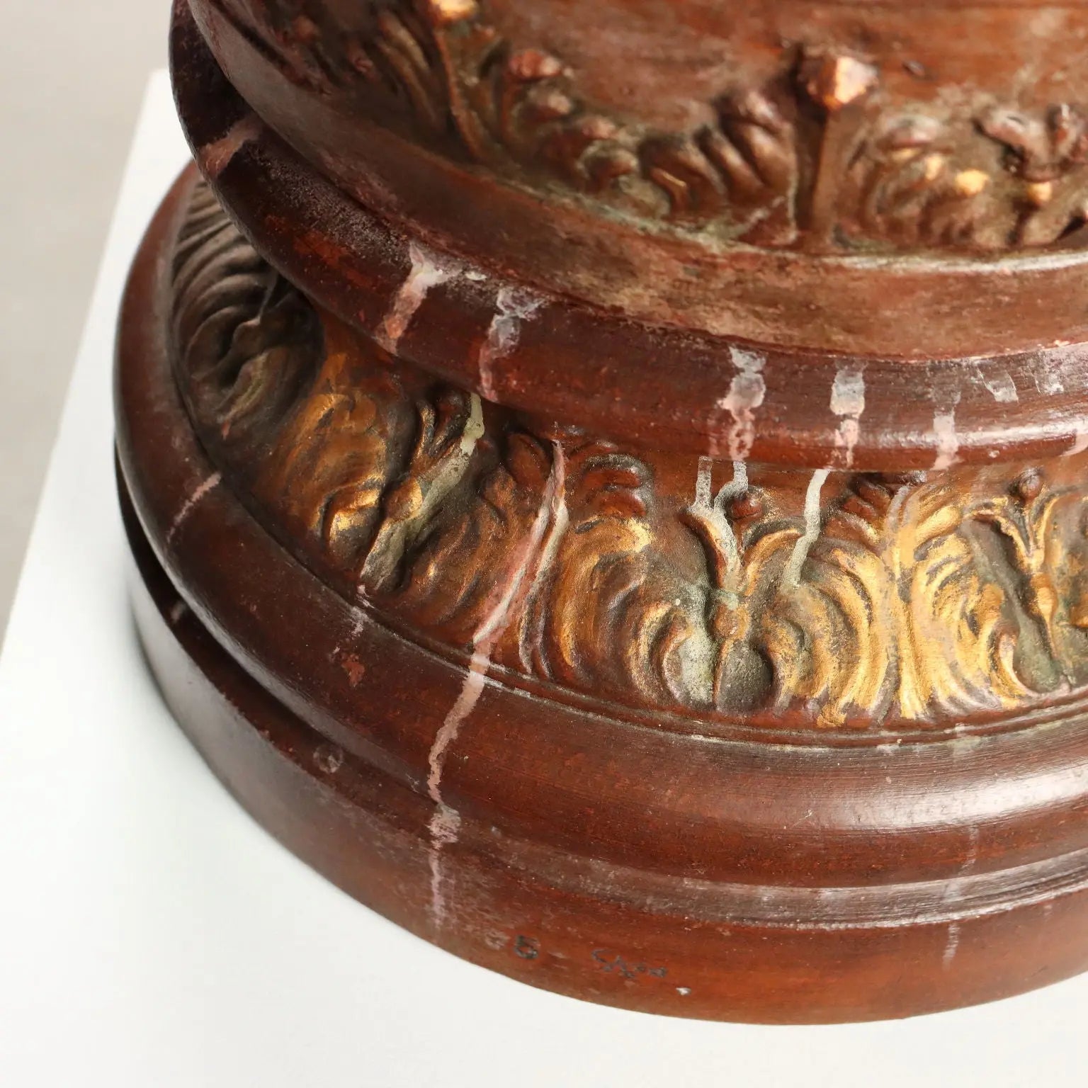 Antique Vase With Support Terracotta Italy XX Century - Italy, XX Century | Antiques | Fancy Goods
