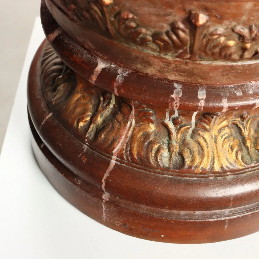Antique Vase With Support Terracotta Italy XX Century - Italy, XX Century | Antiques | Fancy Goods
