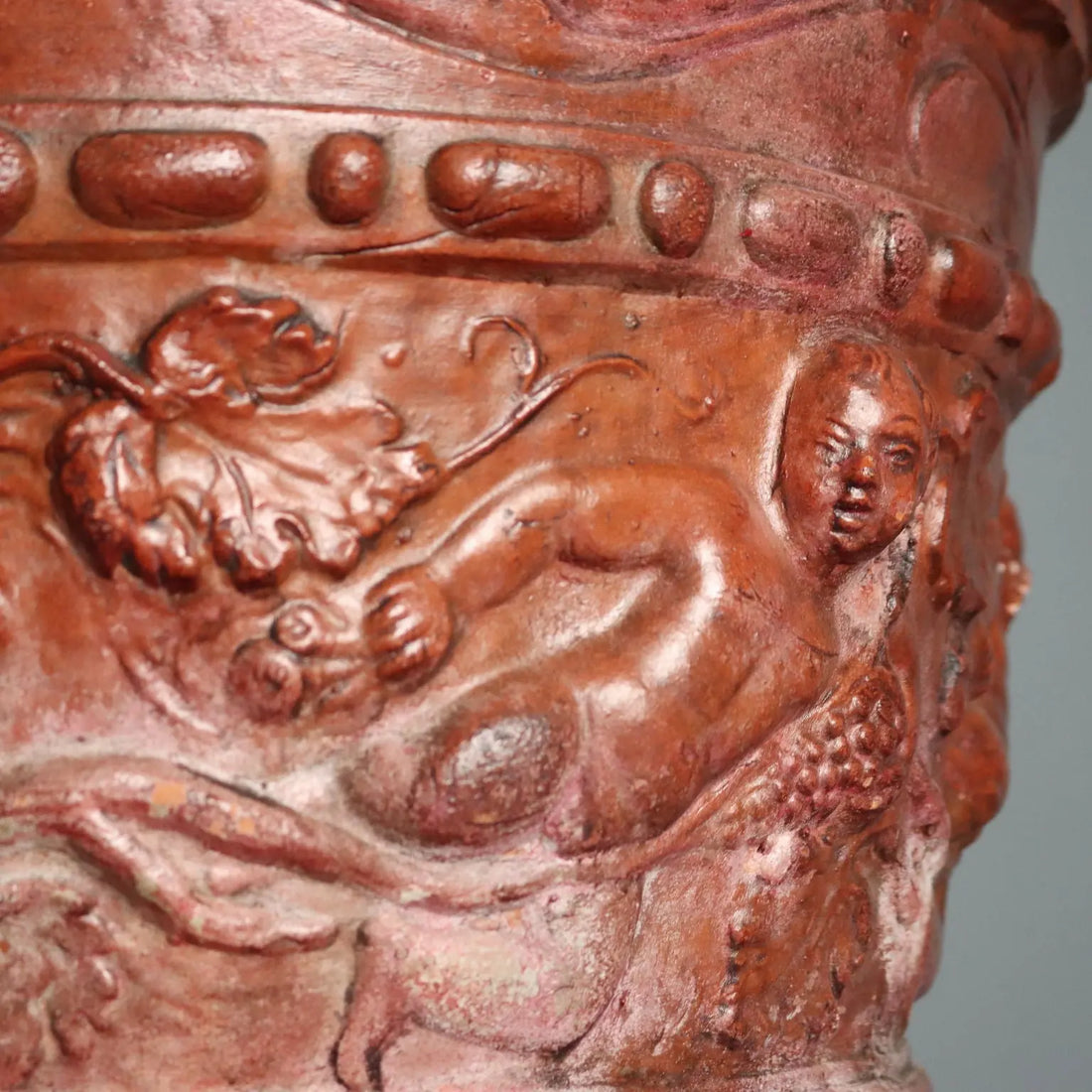 Antique Vase With Support Terracotta Italy XX Century - Italy, XX Century | Antiques | Fancy Goods