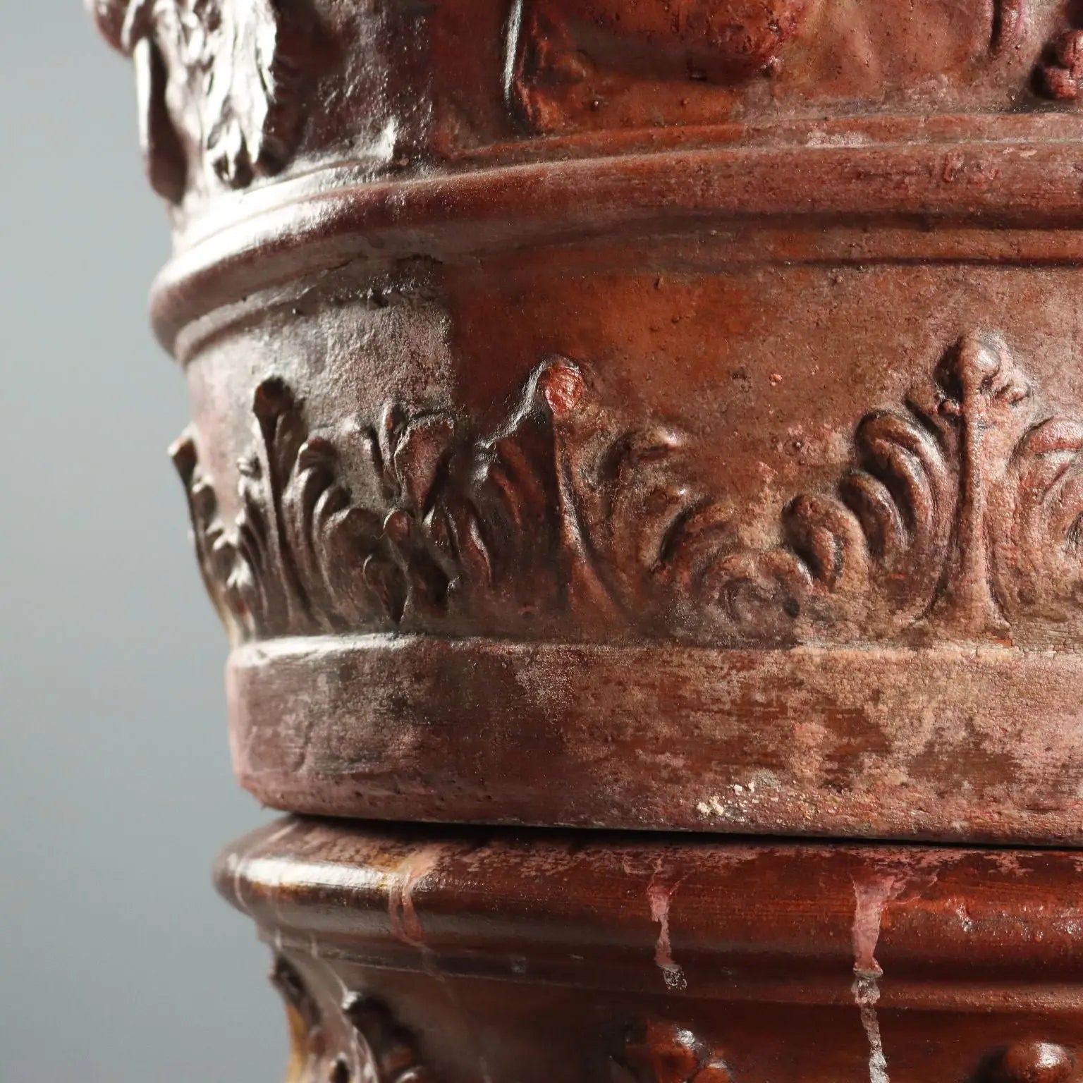 Antique Vase With Support Terracotta Italy XX Century - Italy, XX Century | Antiques | Fancy Goods