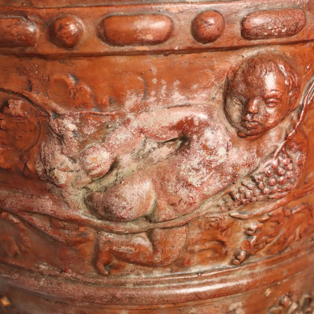 Antique Vase With Support Terracotta Italy XX Century - Italy, XX Century | Antiques | Fancy Goods