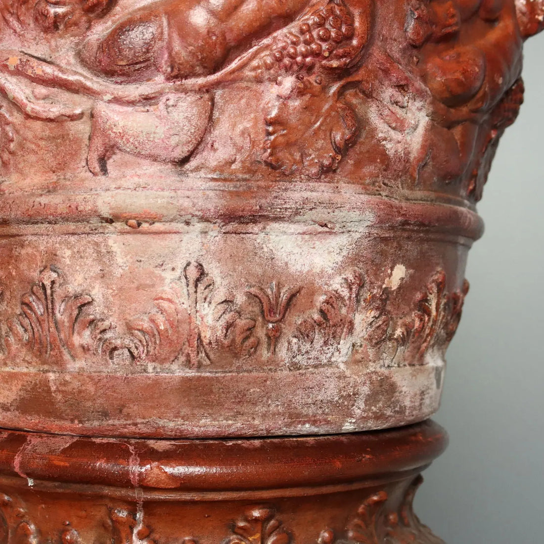 Antique Vase With Support Terracotta Italy XX Century - Italy, XX Century | Antiques | Fancy Goods