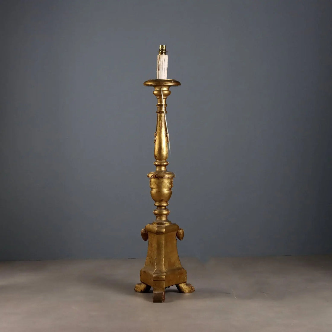 Antique Candelabra Gilded Carved Wood Italy Mid XIX Century - Italy, Mid XIX Century | Antiques | Fancy Goods