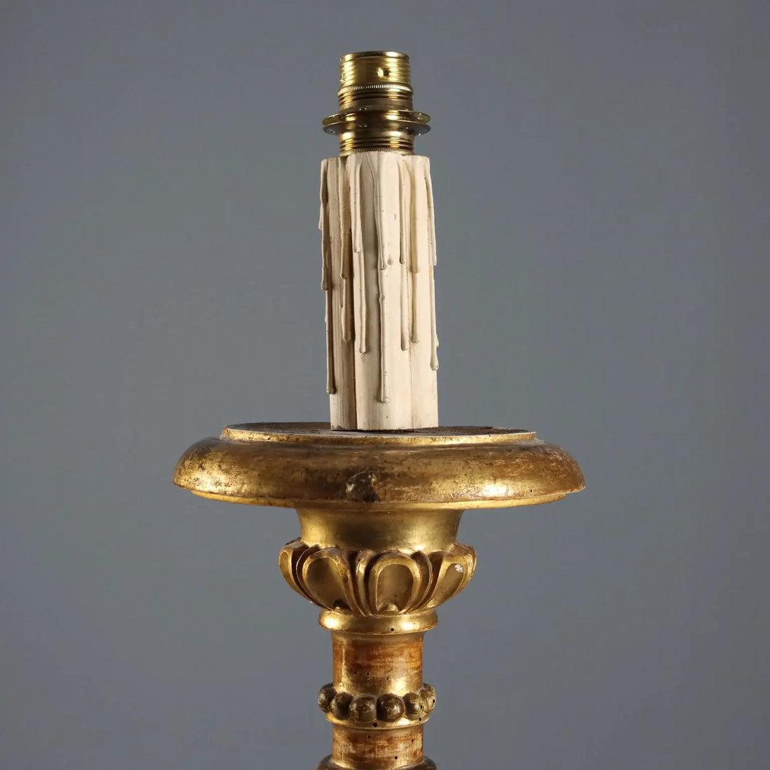 Antique Candelabra Gilded Carved Wood Italy Mid XIX Century - Italy, Mid XIX Century | Antiques | Fancy Goods