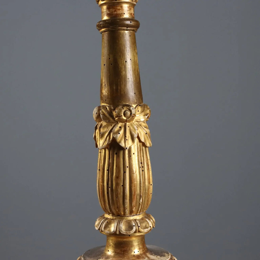 Antique Candelabra Gilded Carved Wood Italy Mid XIX Century - Italy, Mid XIX Century | Antiques | Fancy Goods