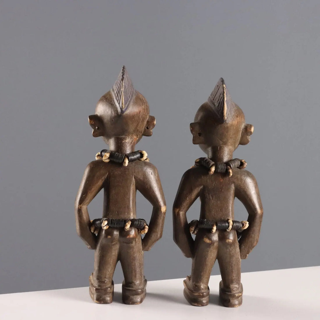 Ibediji Twins Wood Youruba Art Nigeria Third Quarter XX Century - Nigeria, Third Quarter XX Century | Antiques | Fancy Goods