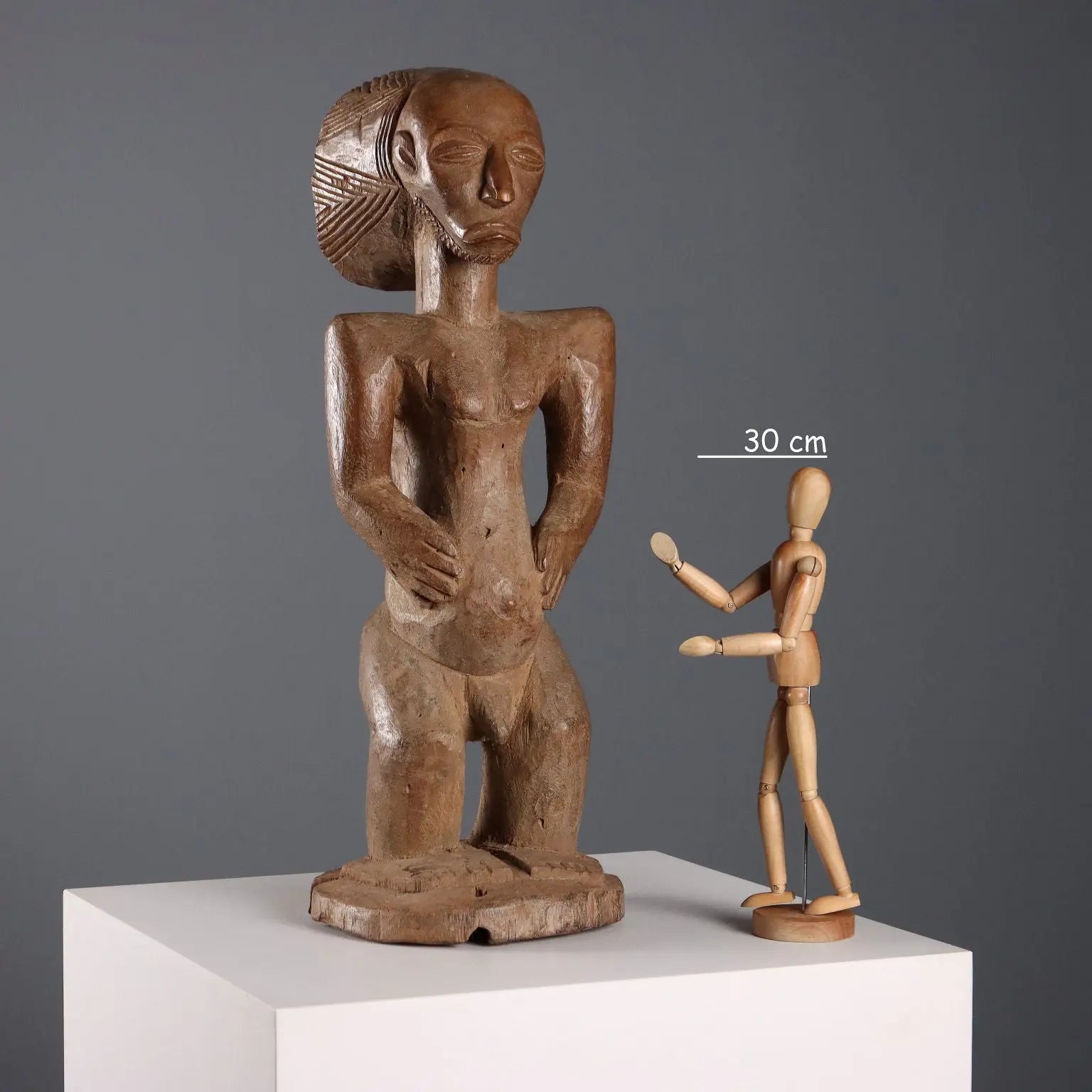 Antique Sculpture Ancestor Wood Hemba Art Congo XX Century - Democratic Republic of Congo, XX Century | Antiques | Fancy Goods