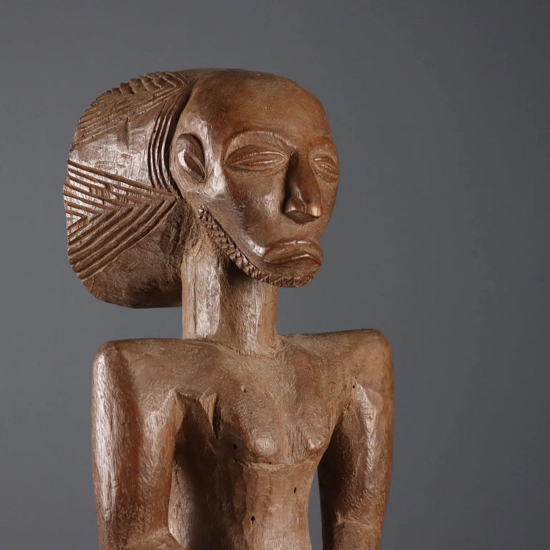 Antique Sculpture Ancestor Wood Hemba Art Congo XX Century - Democratic Republic of Congo, XX Century | Antiques | Fancy Goods