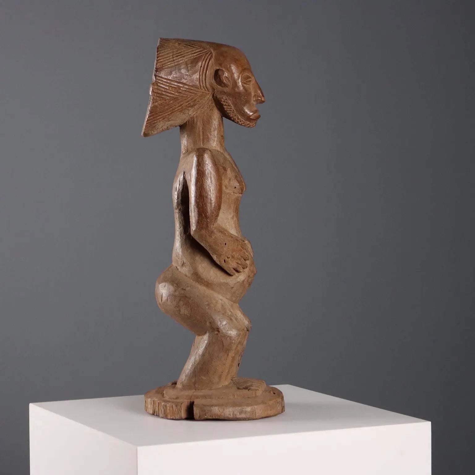 Antique Sculpture Ancestor Wood Hemba Art Congo XX Century - Democratic Republic of Congo, XX Century | Antiques | Fancy Goods