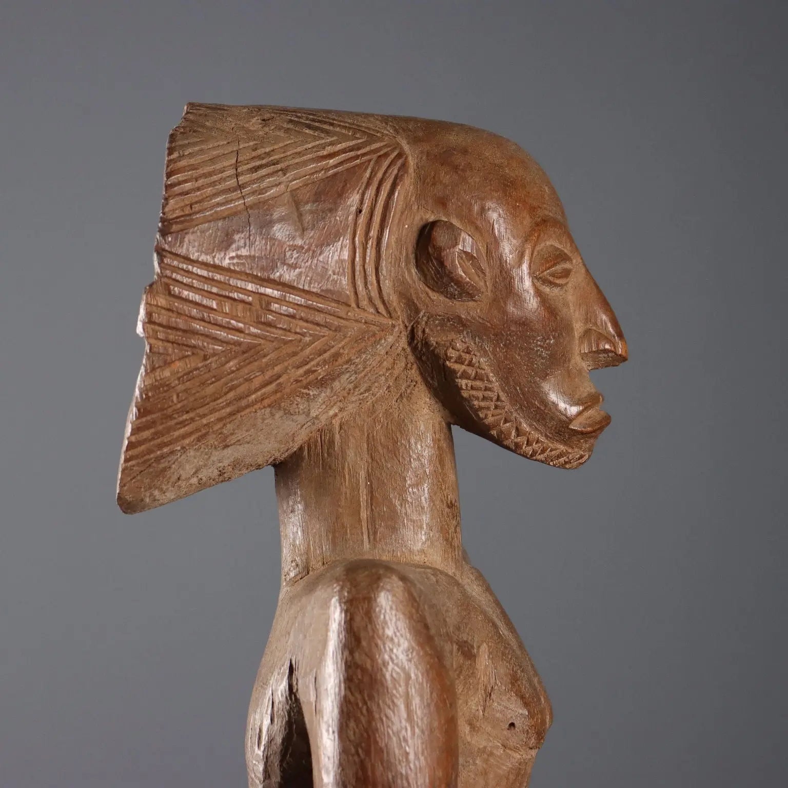 Antique Sculpture Ancestor Wood Hemba Art Congo XX Century - Democratic Republic of Congo, XX Century | Antiques | Fancy Goods