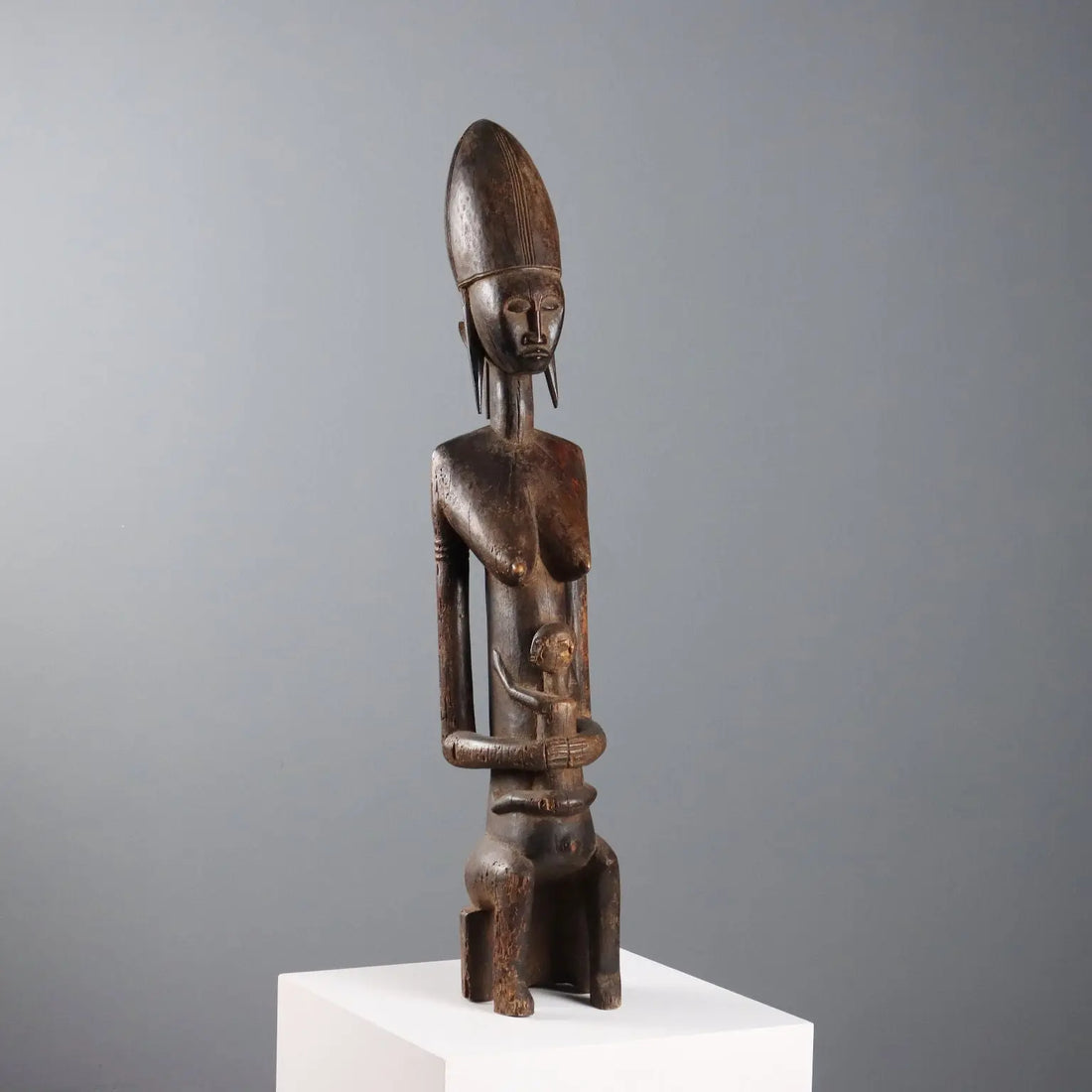 Wooden Bamana Sculpture Motherhood Mali Africa XX Century - Africa, Late XX Century | Antiques | Fancy Goods