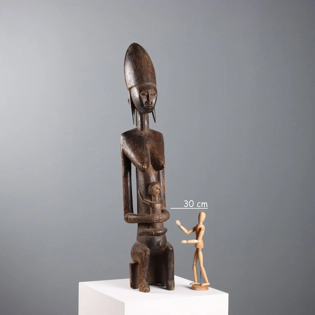 Wooden Bamana Sculpture Motherhood Mali Africa XX Century - Africa, Late XX Century | Antiques | Fancy Goods