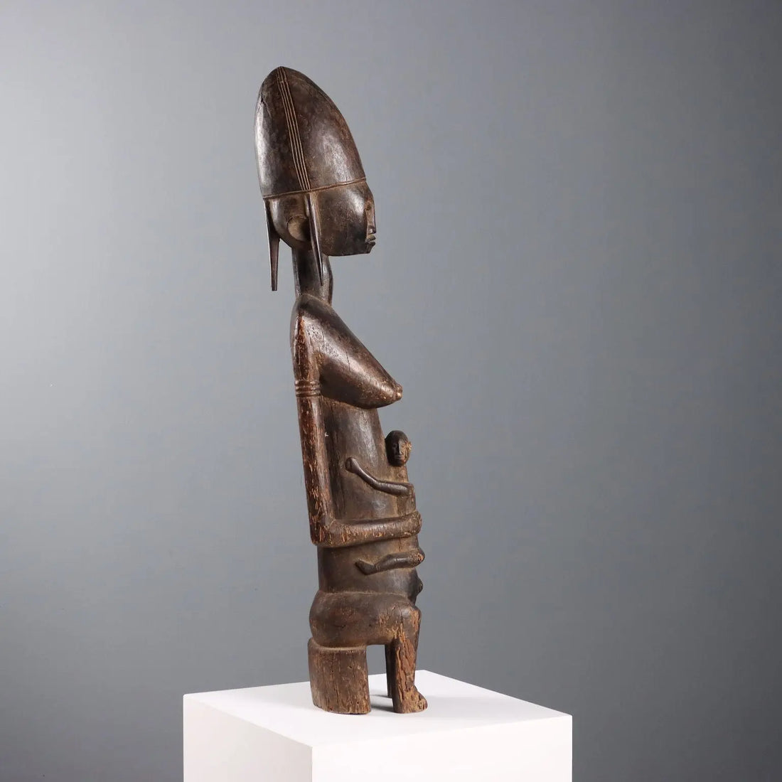 Wooden Bamana Sculpture Motherhood Mali Africa XX Century - Africa, Late XX Century | Antiques | Fancy Goods