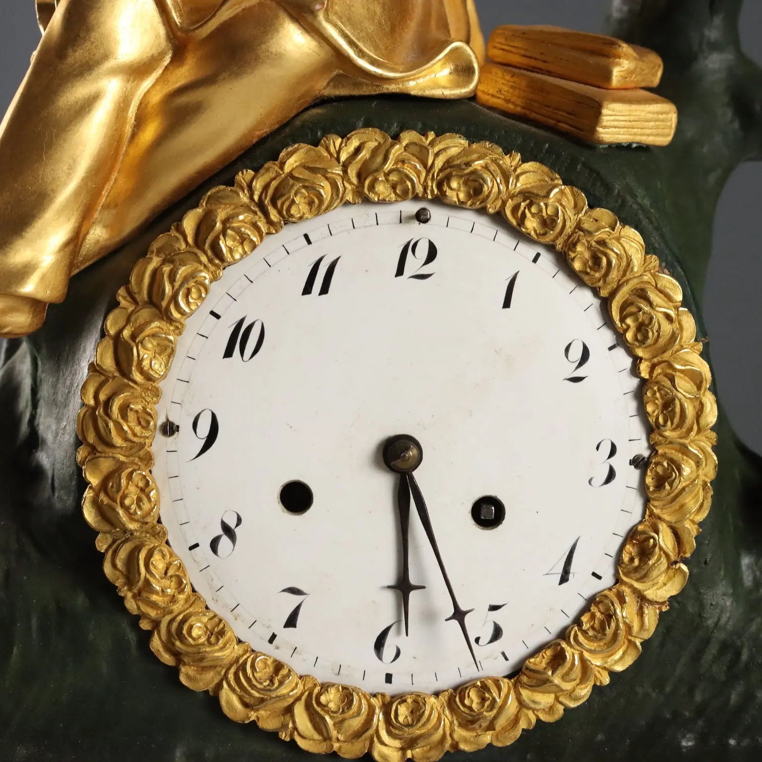 Antique Table Clock in Case Wood Glass XIX Century - France, Mid XIX Century | Antiques | Fancy Goods