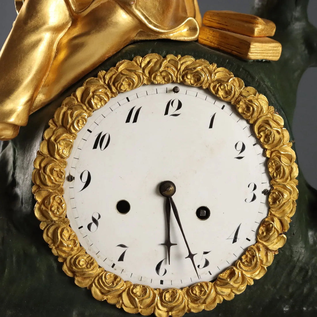 Antique Table Clock in Case Wood Glass XIX Century - France, Mid XIX Century | Antiques | Fancy Goods