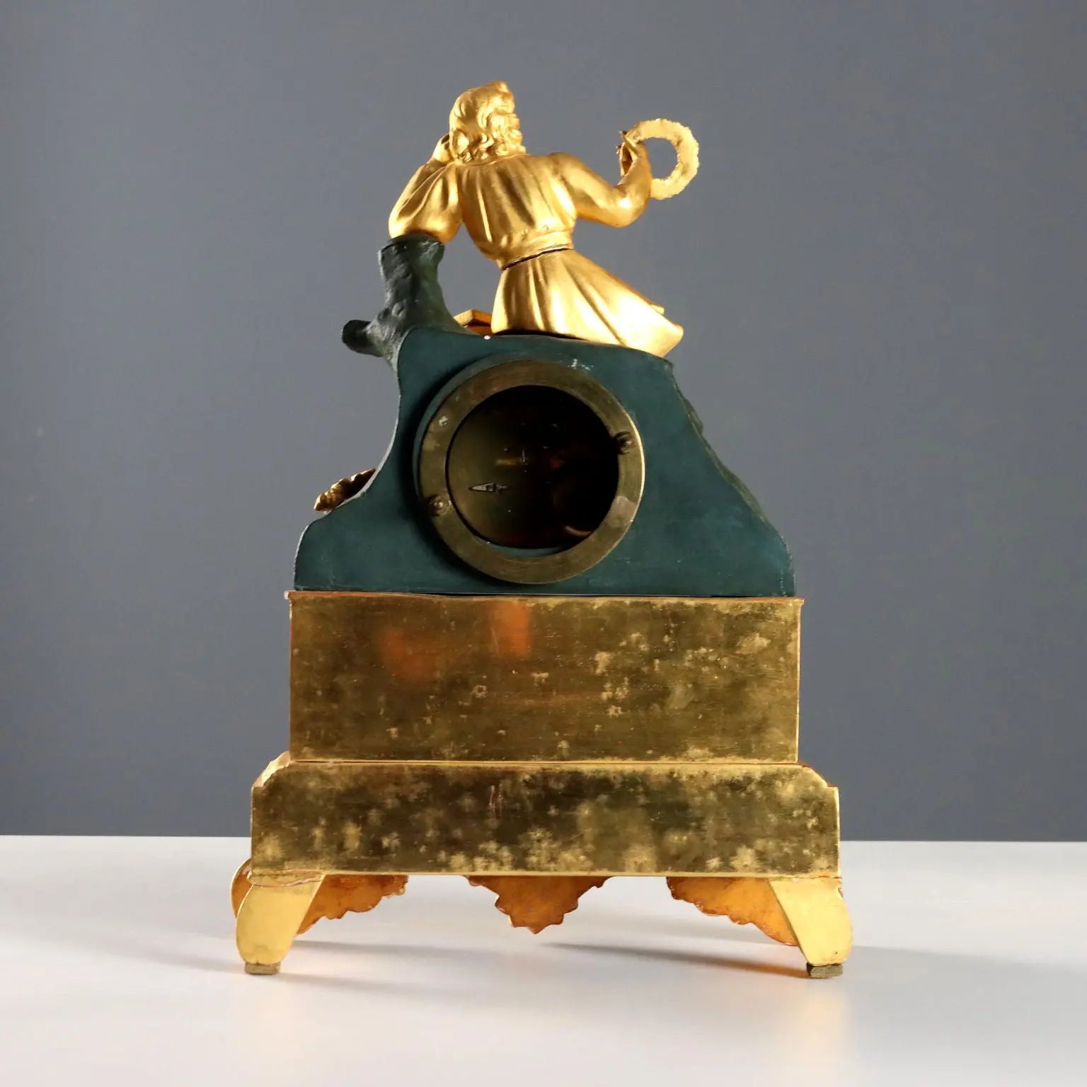 Antique Table Clock in Case Wood Glass XIX Century - France, Mid XIX Century | Antiques | Fancy Goods