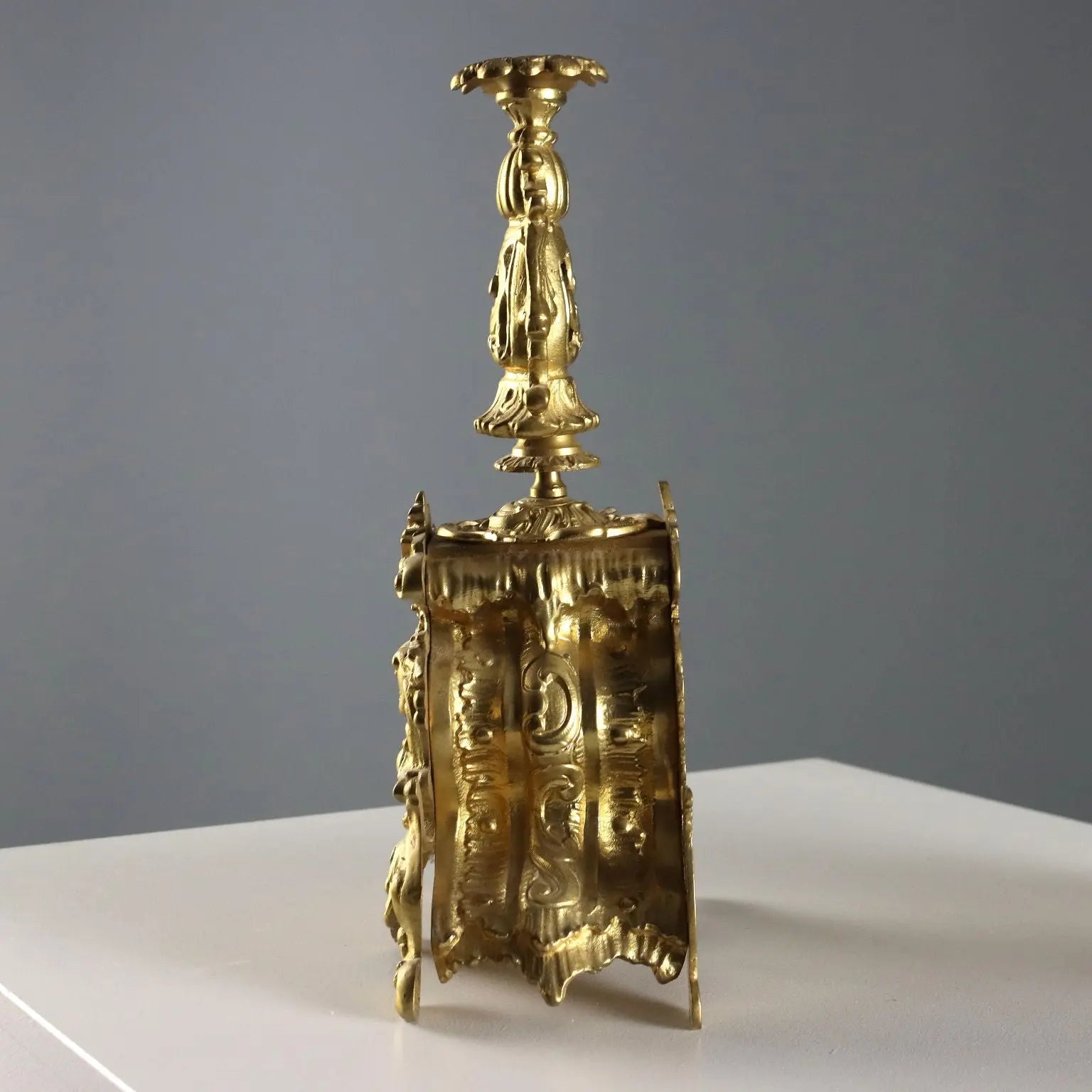 Antique Triptych Clock Gilded Bronze France XIX-XX Century - France, Late XIX - Early XX Century | Antiques | Fancy Goods