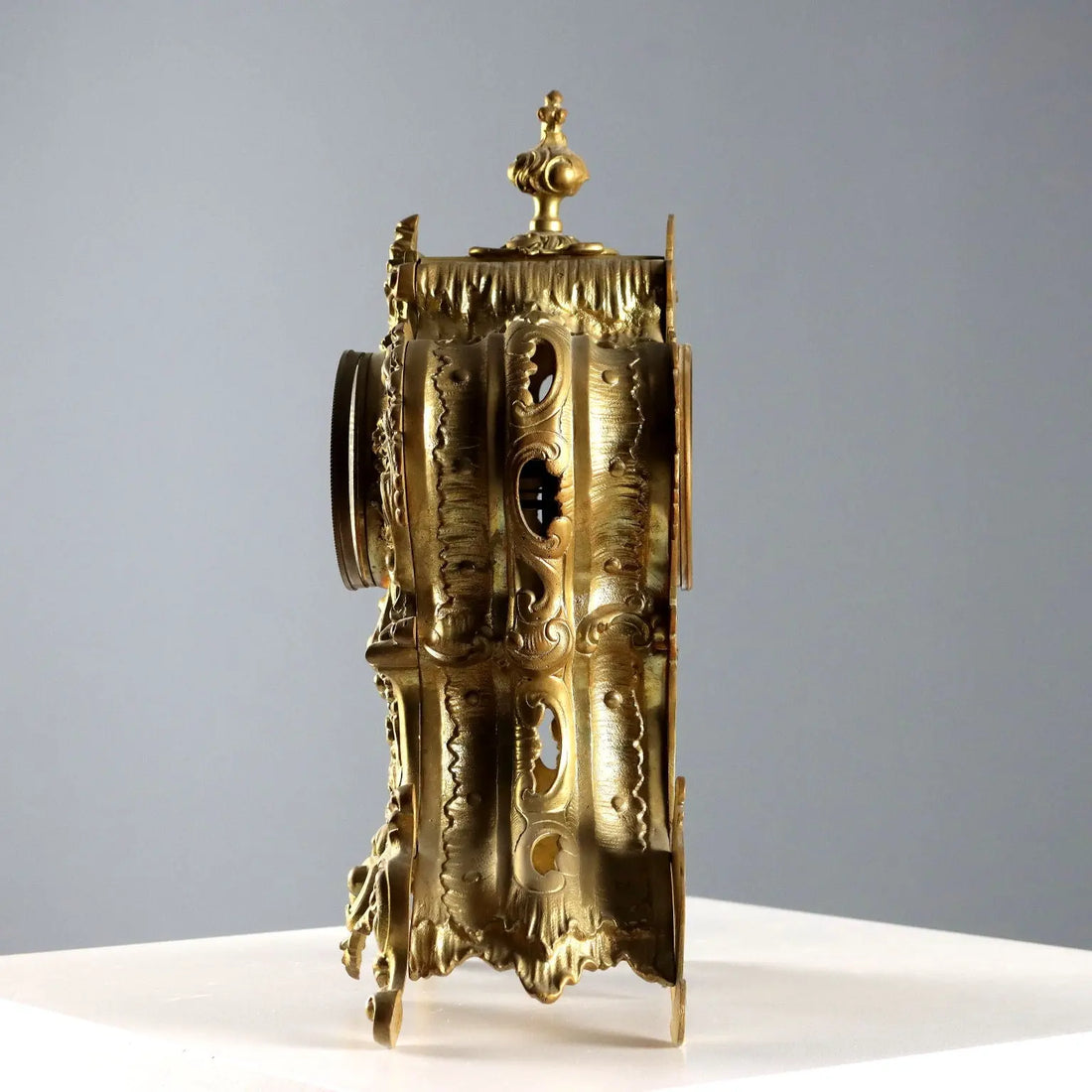 Antique Triptych Clock Gilded Bronze France XIX-XX Century - France, Late XIX - Early XX Century | Antiques | Fancy Goods