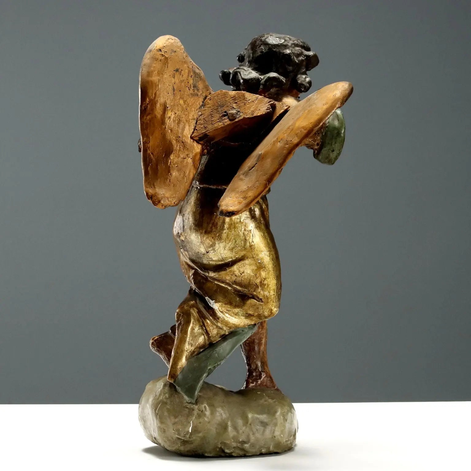 Antique Angels Carved Gilded Wood Italy XVIII Century - Italy, Mid XVIII Century | Antiques | Fancy Goods