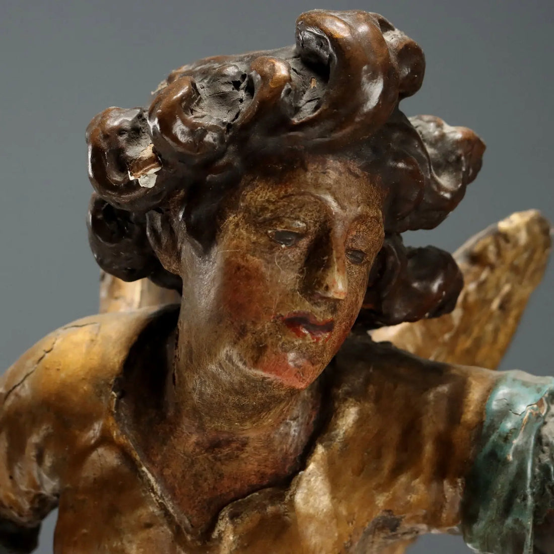 Antique Angels Carved Gilded Wood Italy XVIII Century - Italy, Mid XVIII Century | Antiques | Fancy Goods