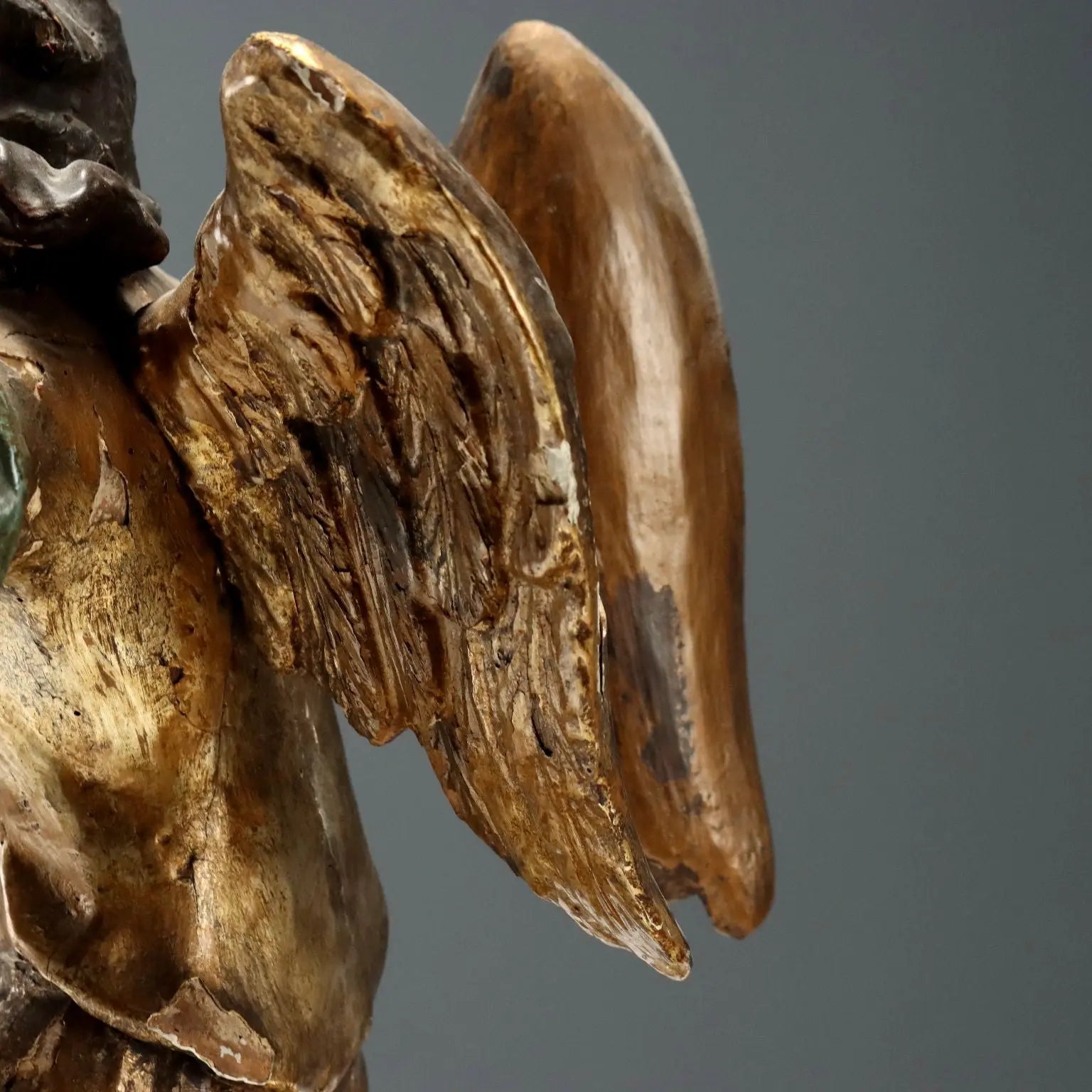 Antique Angels Carved Gilded Wood Italy XVIII Century - Italy, Mid XVIII Century | Antiques | Fancy Goods
