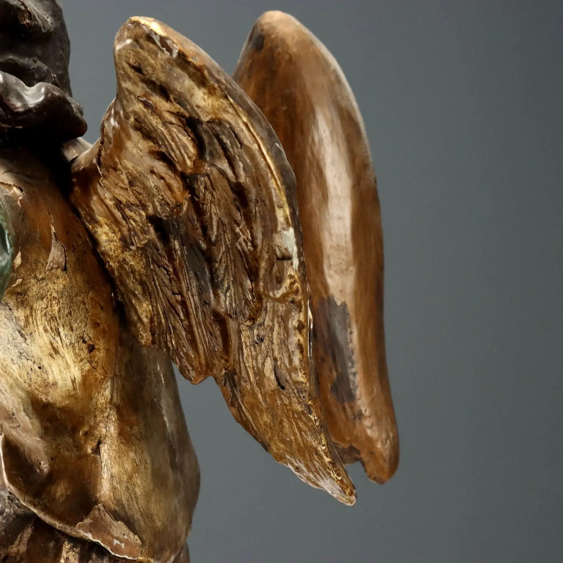 Antique Angels Carved Gilded Wood Italy XVIII Century - Italy, Mid XVIII Century | Antiques | Fancy Goods