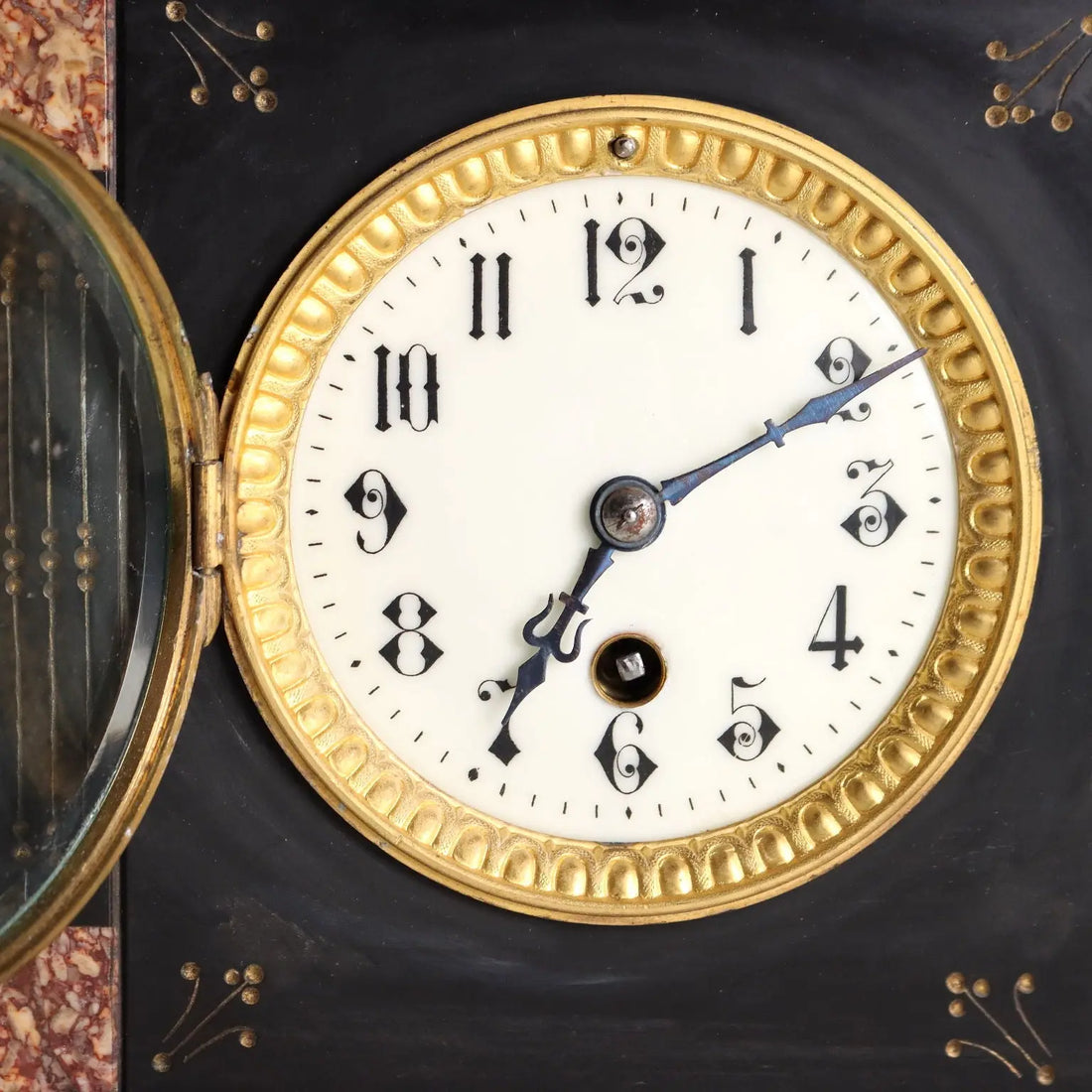 Antique Triptych Clock Bronze Marble Decorations France XIX-XX Century - France, XIX-XX Century | Antiques | Fancy Goods