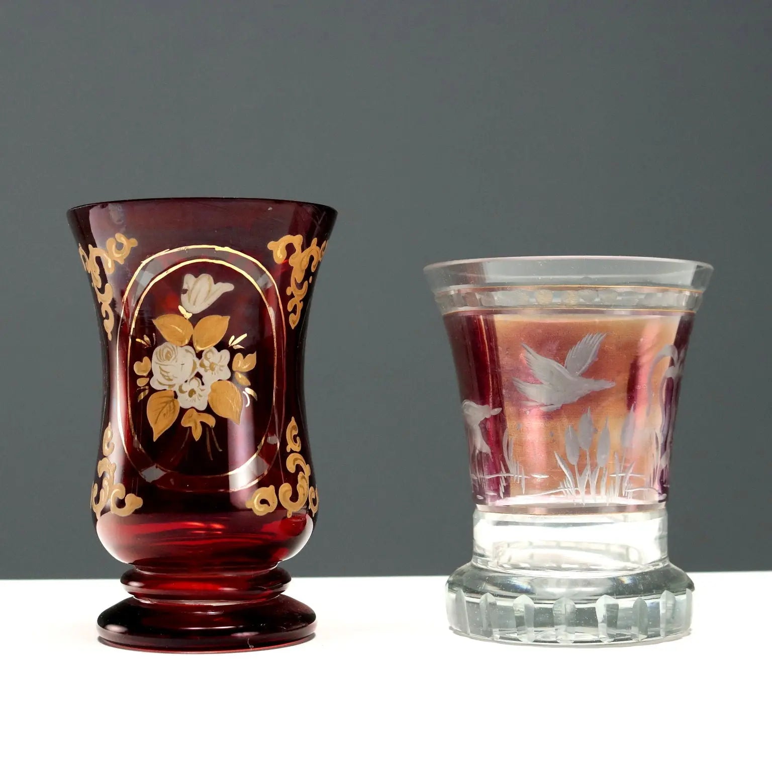 Group of 10 Glasses Various Colours Italy XIX-XX Century - Europe, XIX-XX Century | Antiques | Fancy Goods