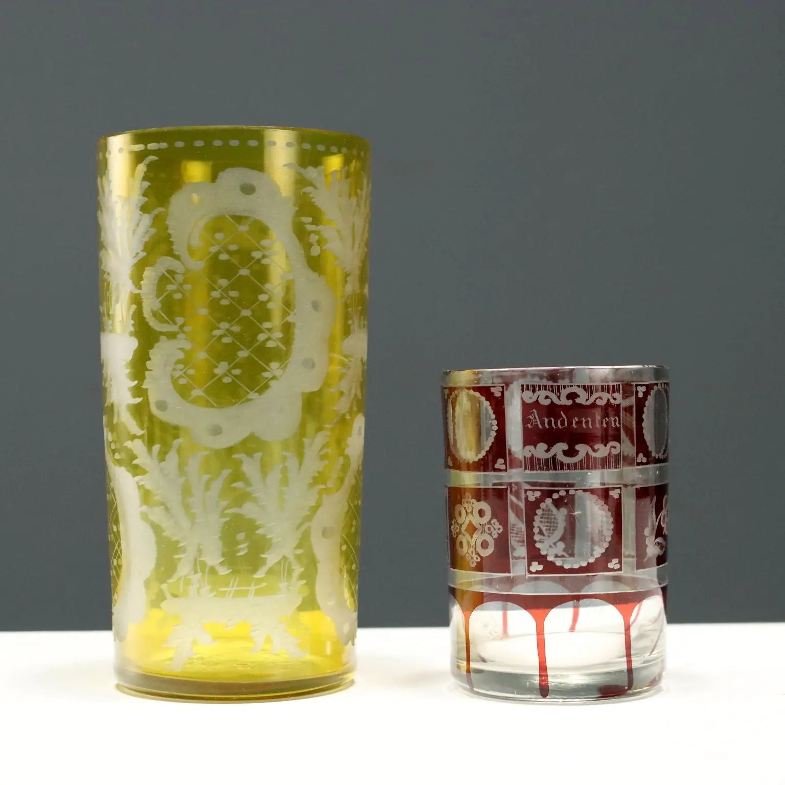 Group of 10 Glasses Various Colours Italy XIX-XX Century - Europe, XIX-XX Century | Antiques | Fancy Goods