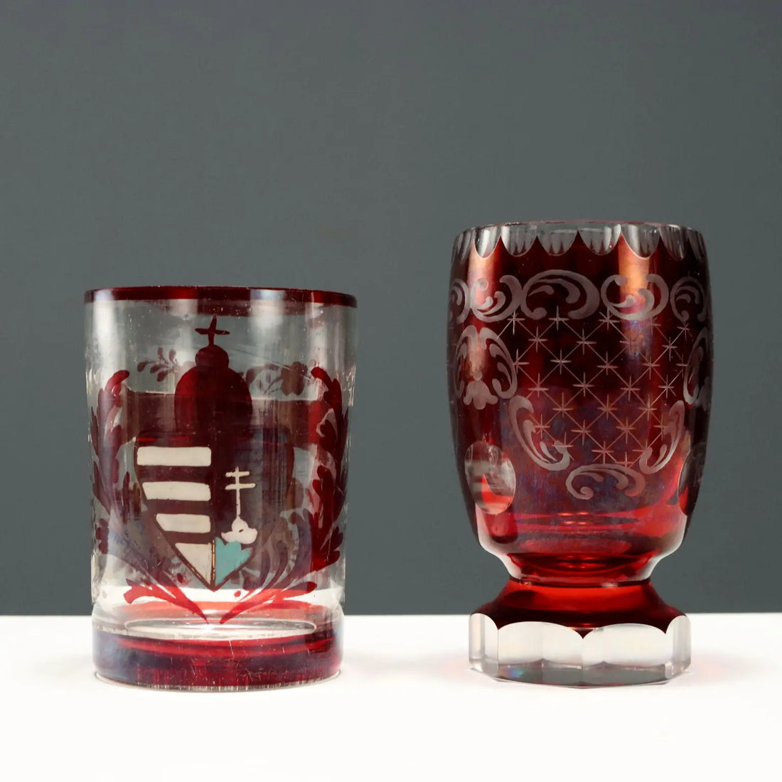Group of 10 Glasses Various Colours Italy XIX-XX Century - Europe, XIX-XX Century | Antiques | Fancy Goods