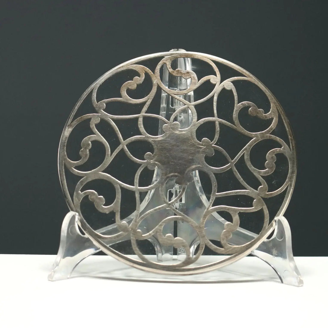 Antique Trivets Silver Glass Europe USA XX Century - Europe, USA. Early XX Century | Antiques | Fancy Goods