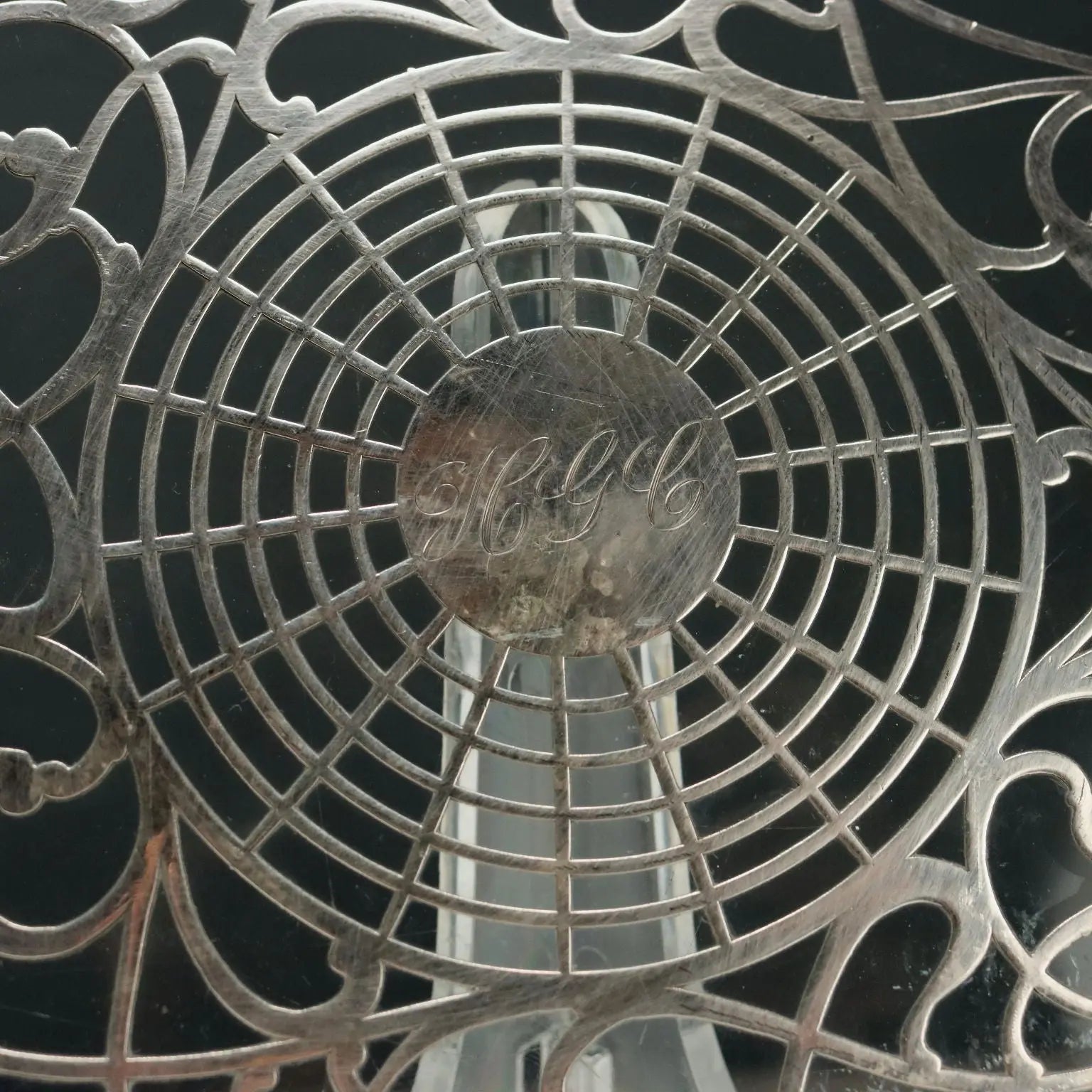 Antique Trivets Silver Glass Europe USA XX Century - Europe, USA. Early XX Century | Antiques | Fancy Goods
